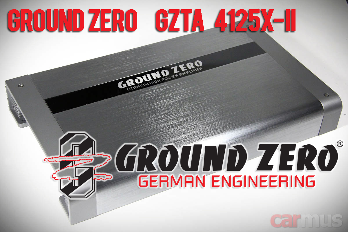 Усилитель Ground Zero GZTA 4125X-II  / Тестирование 4-канальных усилителей на сайте CARMUS.ru